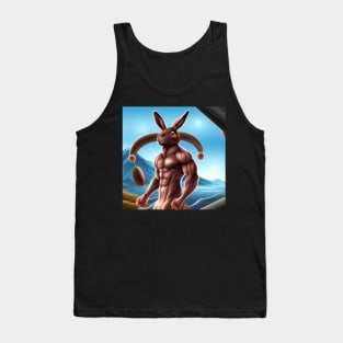 Muscular Rabbit Tank Top